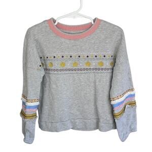 Matilda Jane Just Imagine Glittery French Terry Top - Size 4